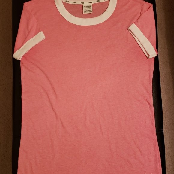 PINK Victoria's Secret Tops - ❤️SOLD❤️Victoria's Secret VS PINK Ringer T-shirt